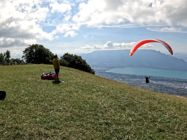 Décollage du Mont-Revard