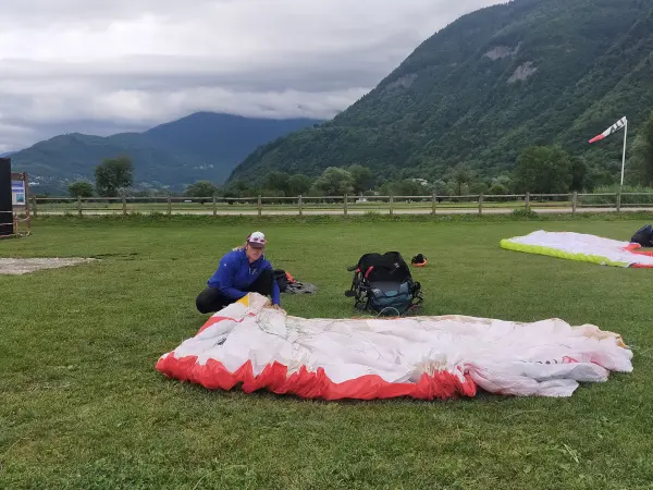 Pliage de la voile