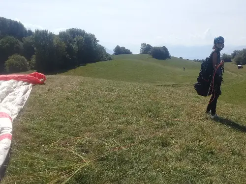Gonflage du parapente