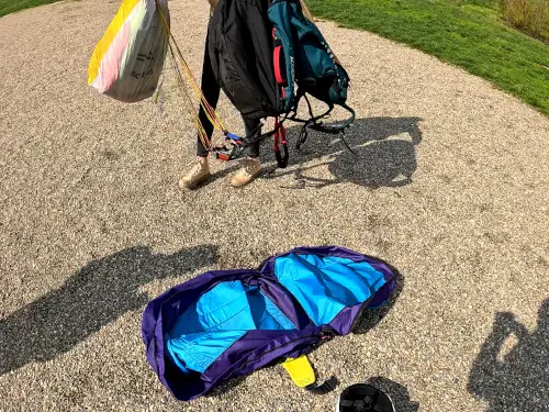 Briefing parapente au lac du Bourget