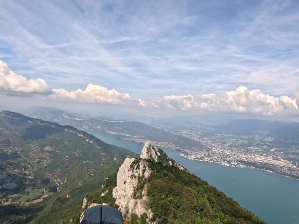vol au-dessus de la dent-du-chat-lac Aix-les-bains