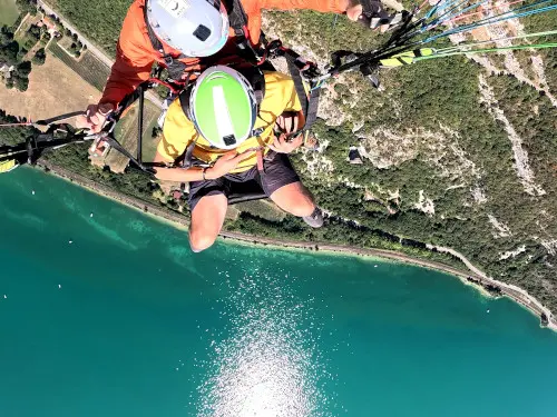 Vol en parapente au col du Sapenay