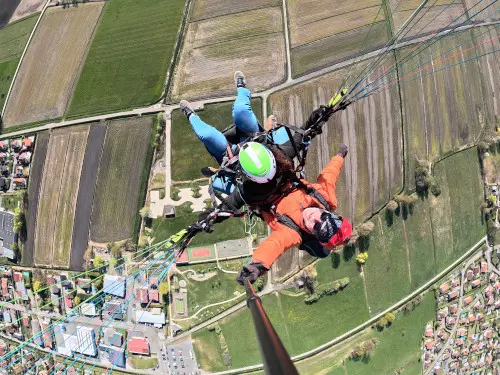 Baptême parapente vol Pédagogique Aix-les-Bains Savoie