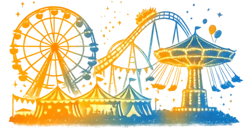 man&egrave;ge de f&ecirc;te foraine